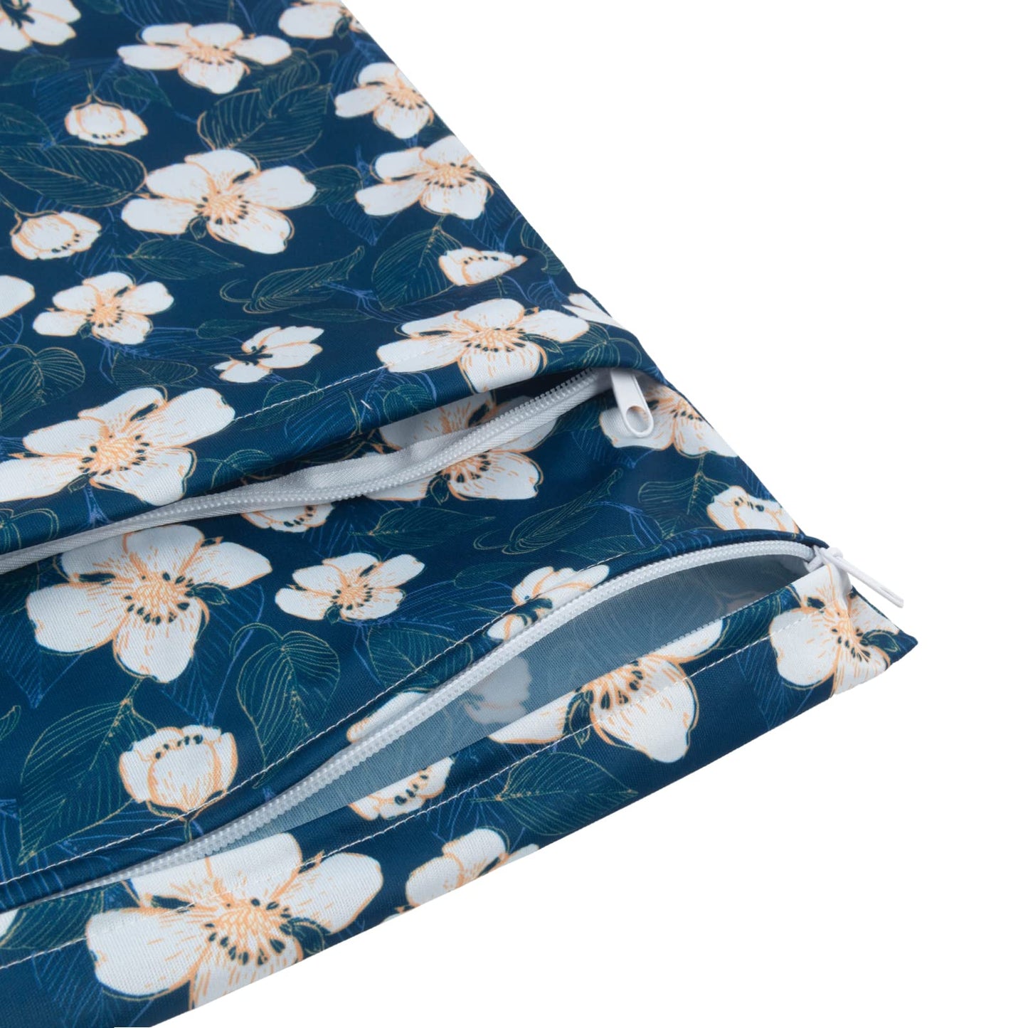 babygoal Wet Dry Bags 3 Pack, Waterproof Reusable Travel Bags for Swimsuits, Baby Cloth Diapers, Beach, Pool, Gym Bag & Wet Clothes with 2 Pockets L-BWG