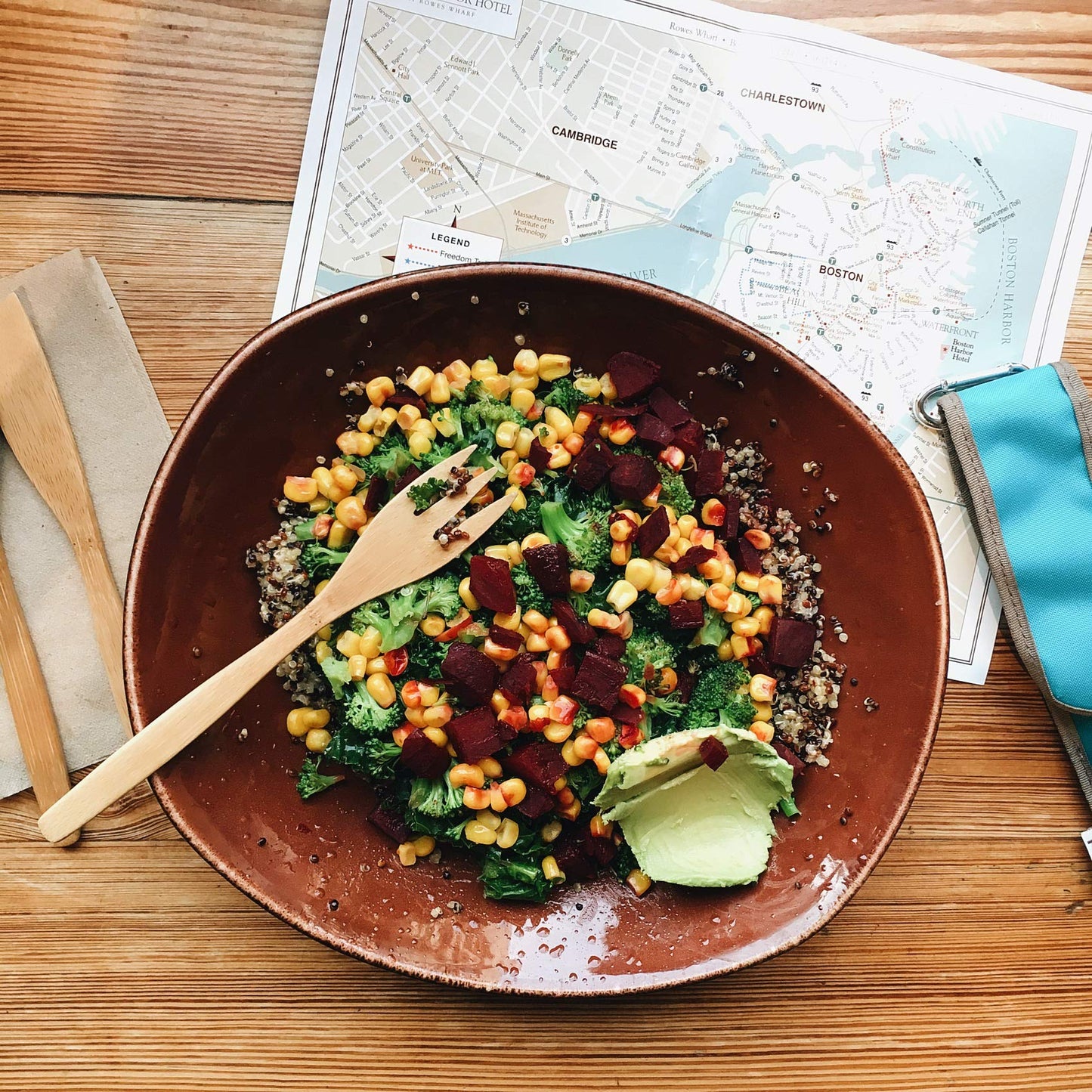 To Go Ware To Go Ware Reusable Bamboo Travel Utensils with Carrying Case & Carabiner Clip | Bamboo Utensils | Eco Friendly