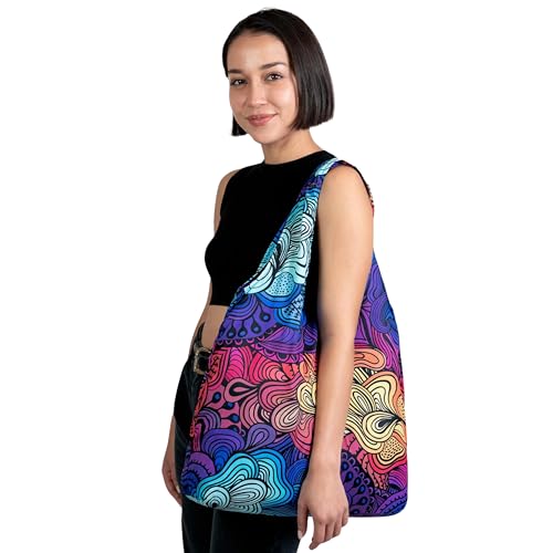 Nanobag Ultra-Lightweight Foldable Tote for Women & Men, Reusable Grocery & Travel Bag, Packable Collapsible Compact Market Essential (Standard Black)