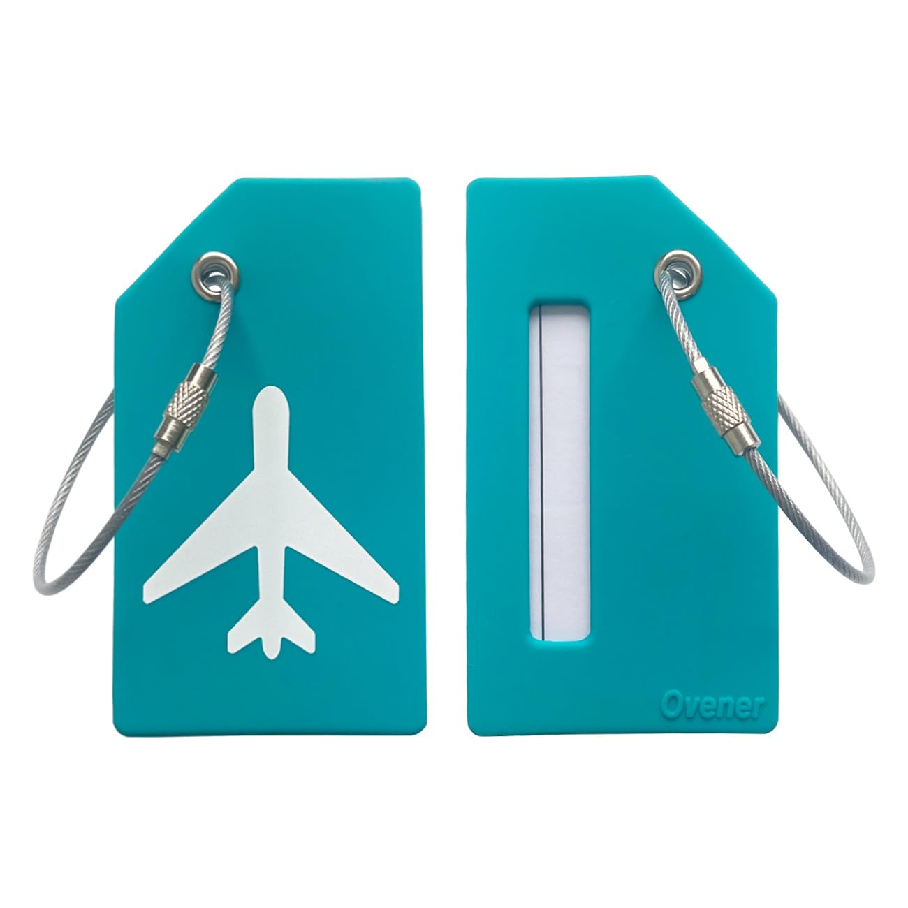 Silicone Luggage Tag with Name ID Card Perfect to Quickly Spot Luggage Suitcase