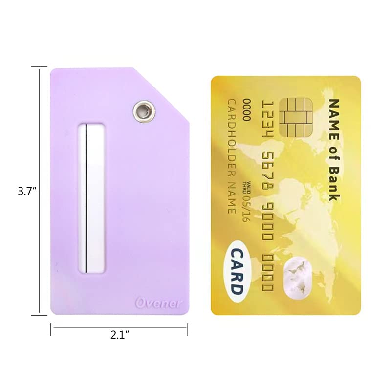 Silicone Luggage Tag with Name ID Card Perfect to Quickly Spot Luggage Suitcase