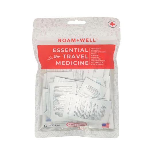 Essential Travel Medicine Kit, OTC Travel Medication, TSA Approved (Business | 18 Tablets)