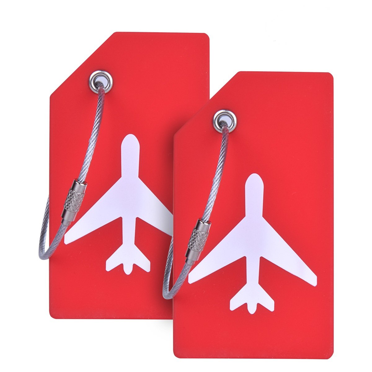 Silicone Luggage Tag with Name ID Card Perfect to Quickly Spot Luggage Suitcase