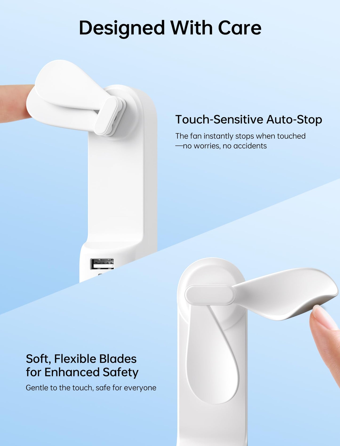 JISULIFE Handheld Mini Fan, 3 IN 1 USB Rechargeable Portable Fan [12-19 Working Hours] with Power Bank, Flashlight, Pocket Design for Travel/Summer/Concerts/Lash, Gifts for Women(Green)