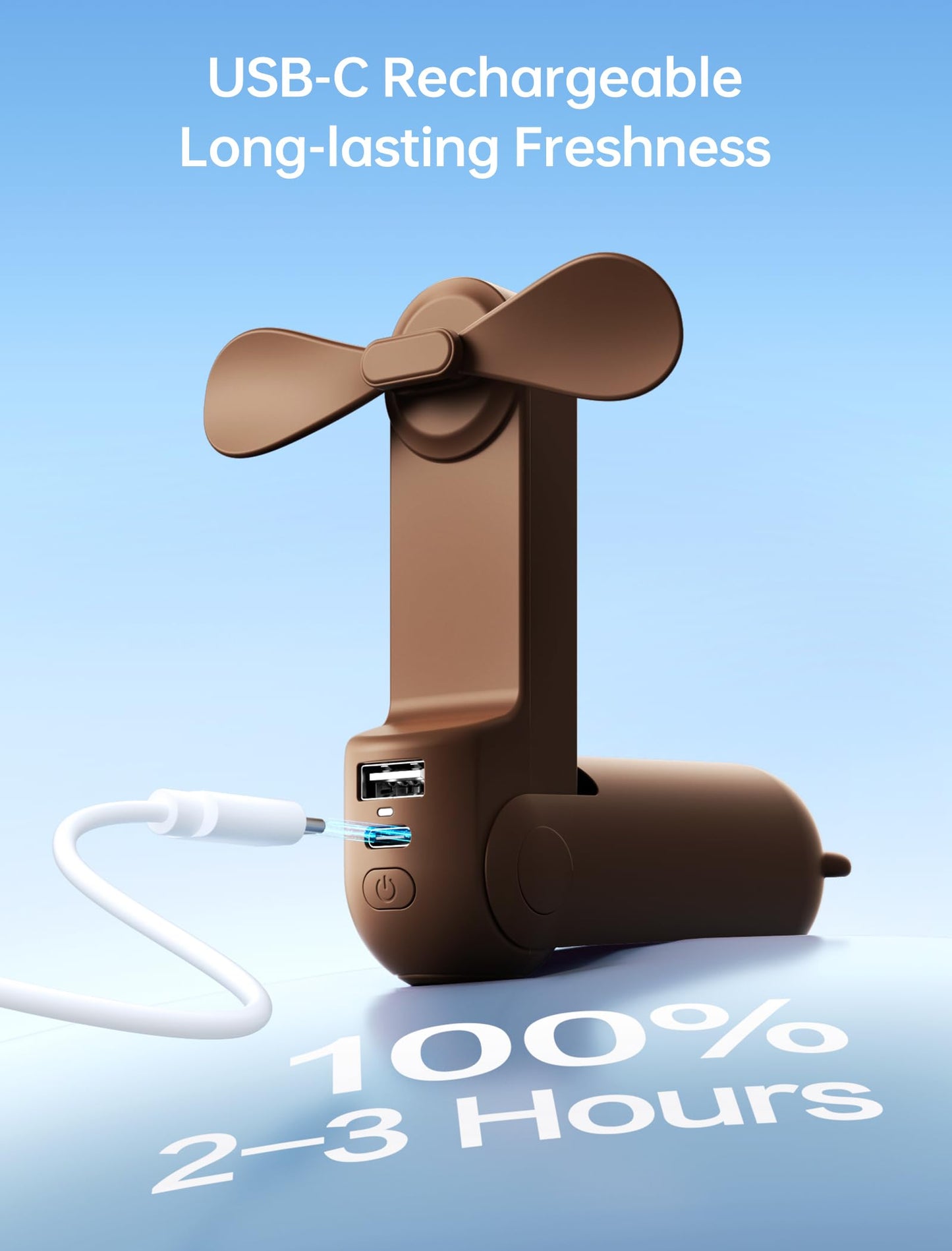 JISULIFE Handheld Mini Fan, 3 IN 1 USB Rechargeable Portable Fan [12-19 Working Hours] with Power Bank, Flashlight, Pocket Design for Travel/Summer/Concerts/Lash, Gifts for Women(Green)