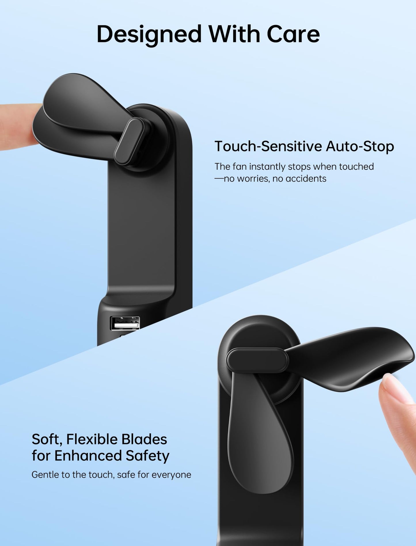 JISULIFE Handheld Mini Fan, 3 IN 1 USB Rechargeable Portable Fan [12-19 Working Hours] with Power Bank, Flashlight, Pocket Design for Travel/Summer/Concerts/Lash, Gifts for Women(Green)