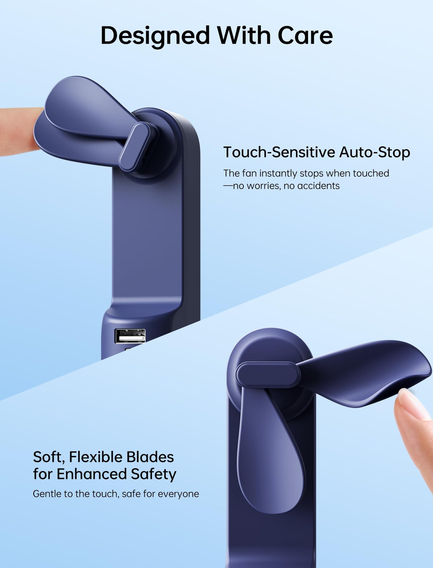 JISULIFE Handheld Mini Fan, 3 IN 1 USB Rechargeable Portable Fan [12-19 Working Hours] with Power Bank, Flashlight, Pocket Design for Travel/Summer/Concerts/Lash, Gifts for Women(Green)