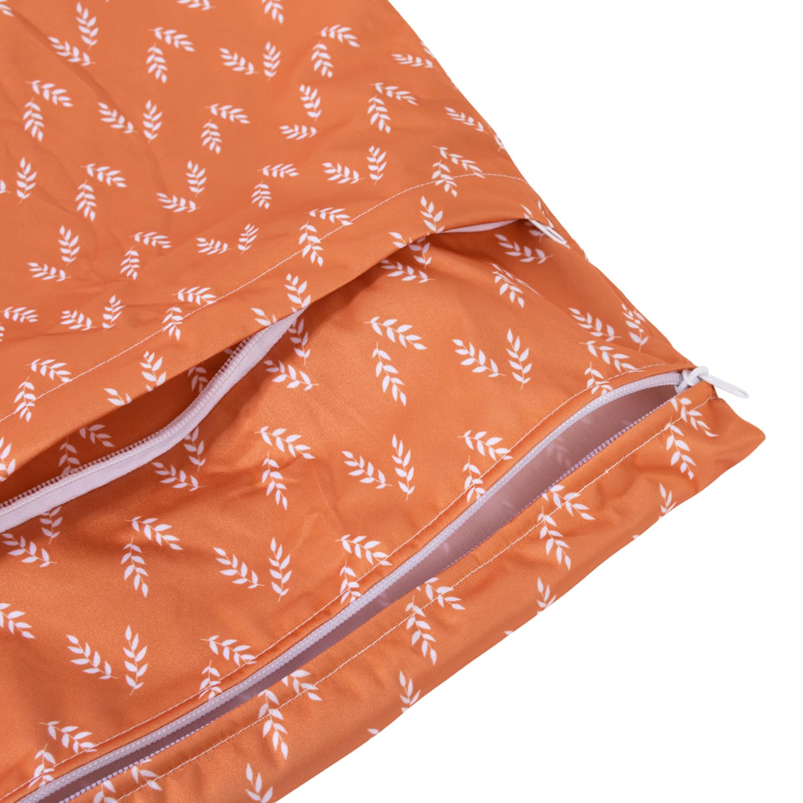 babygoal Wet Dry Bags 3 Pack, Waterproof Reusable Travel Bags for Swimsuits, Baby Cloth Diapers, Beach, Pool, Gym Bag & Wet Clothes with 2 Pockets L-BWG