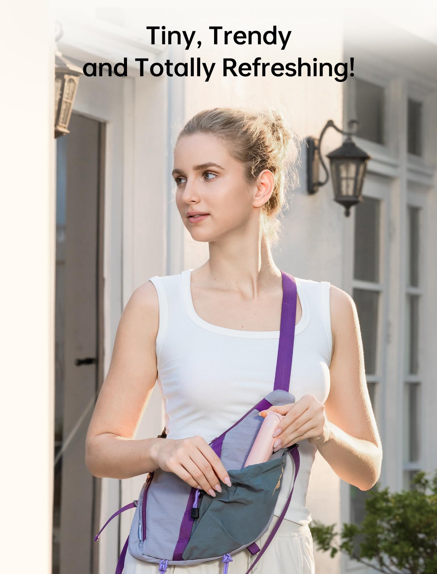 JISULIFE Handheld Mini Fan, 3 IN 1 USB Rechargeable Portable Fan [12-19 Working Hours] with Power Bank, Flashlight, Pocket Design for Travel/Summer/Concerts/Lash, Gifts for Women(Green)