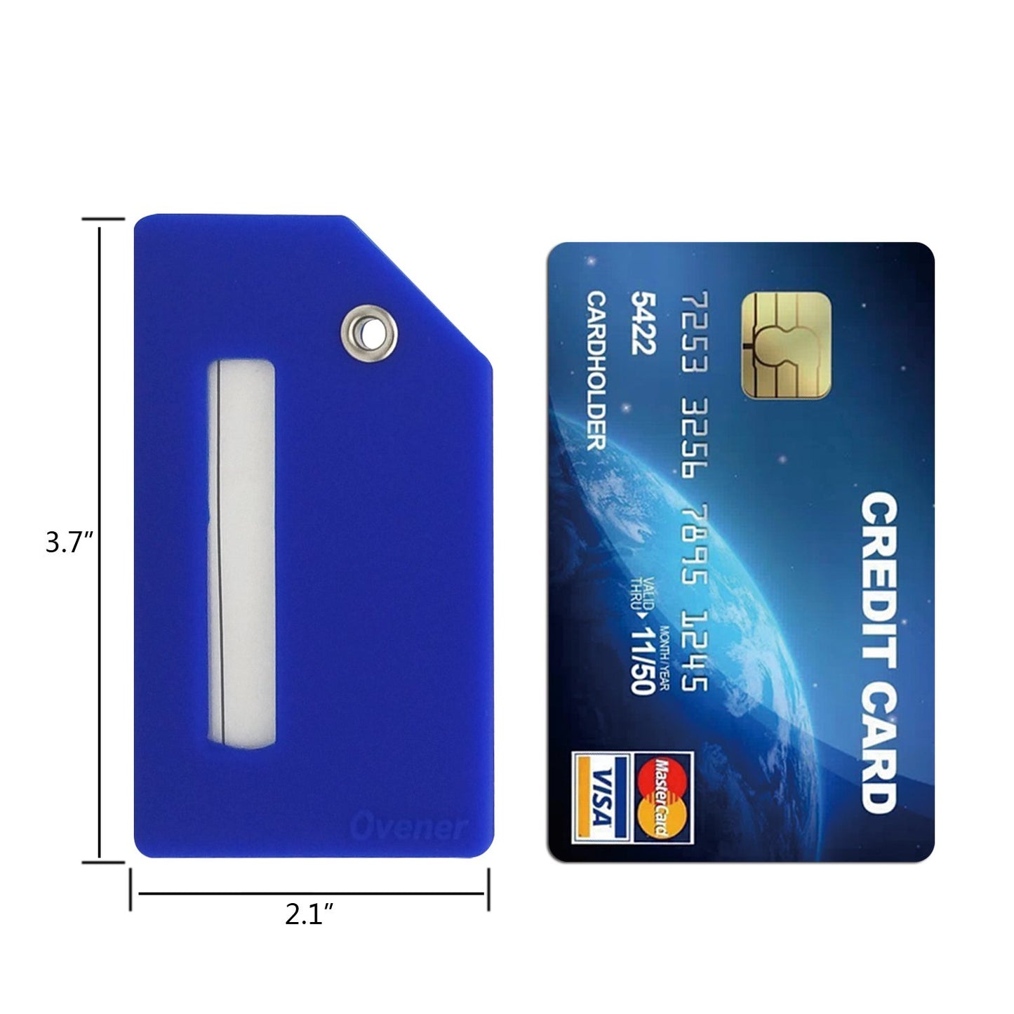 Silicone Luggage Tag with Name ID Card Perfect to Quickly Spot Luggage Suitcase