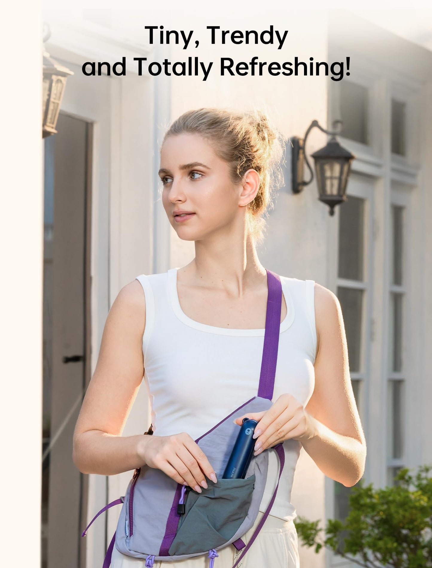 JISULIFE Handheld Mini Fan, 3 IN 1 USB Rechargeable Portable Fan [12-19 Working Hours] with Power Bank, Flashlight, Pocket Design for Travel/Summer/Concerts/Lash, Gifts for Women(Green)