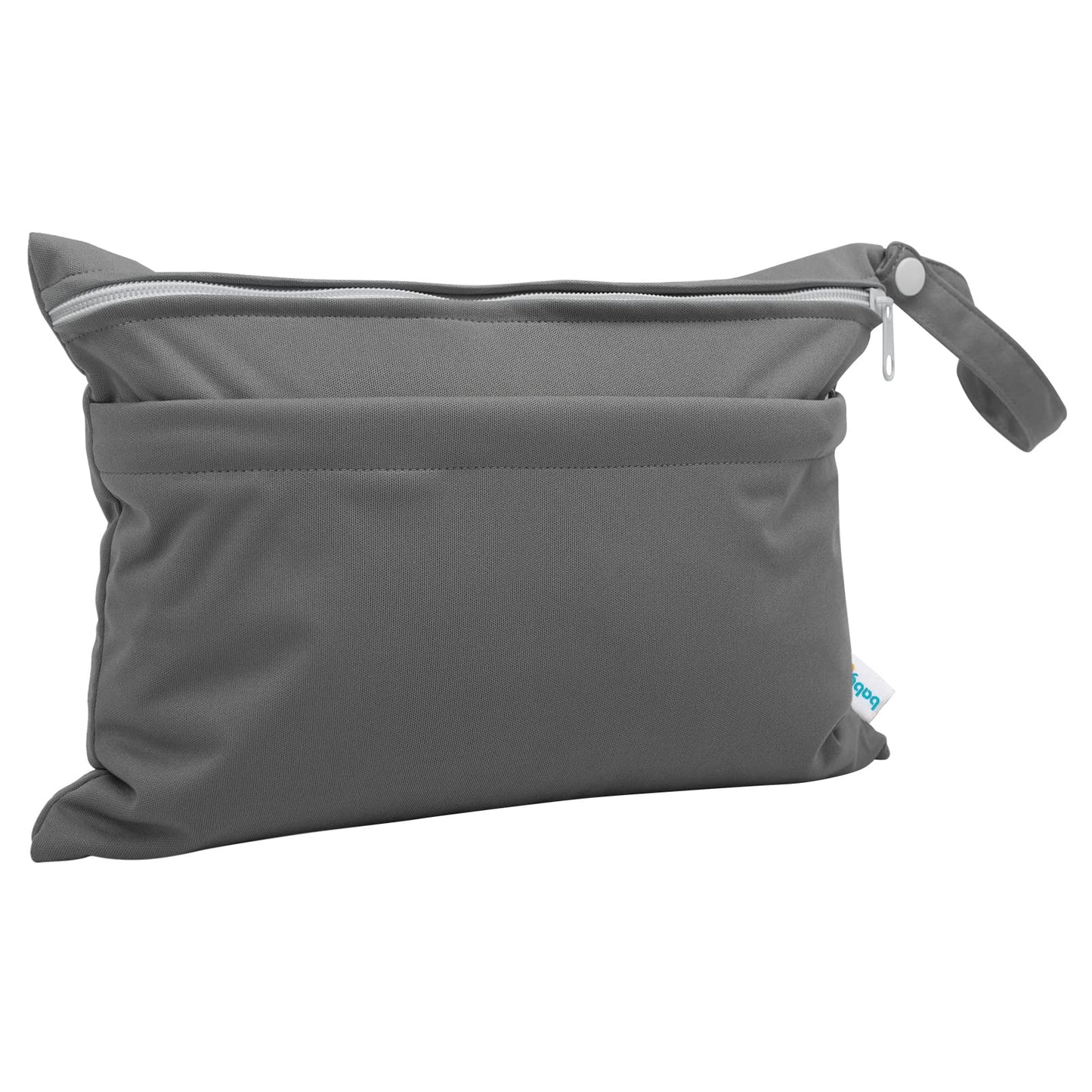 babygoal Wet Dry Bags 3 Pack, Waterproof Reusable Travel Bags for Swimsuits, Baby Cloth Diapers, Beach, Pool, Gym Bag & Wet Clothes with 2 Pockets L-BWG