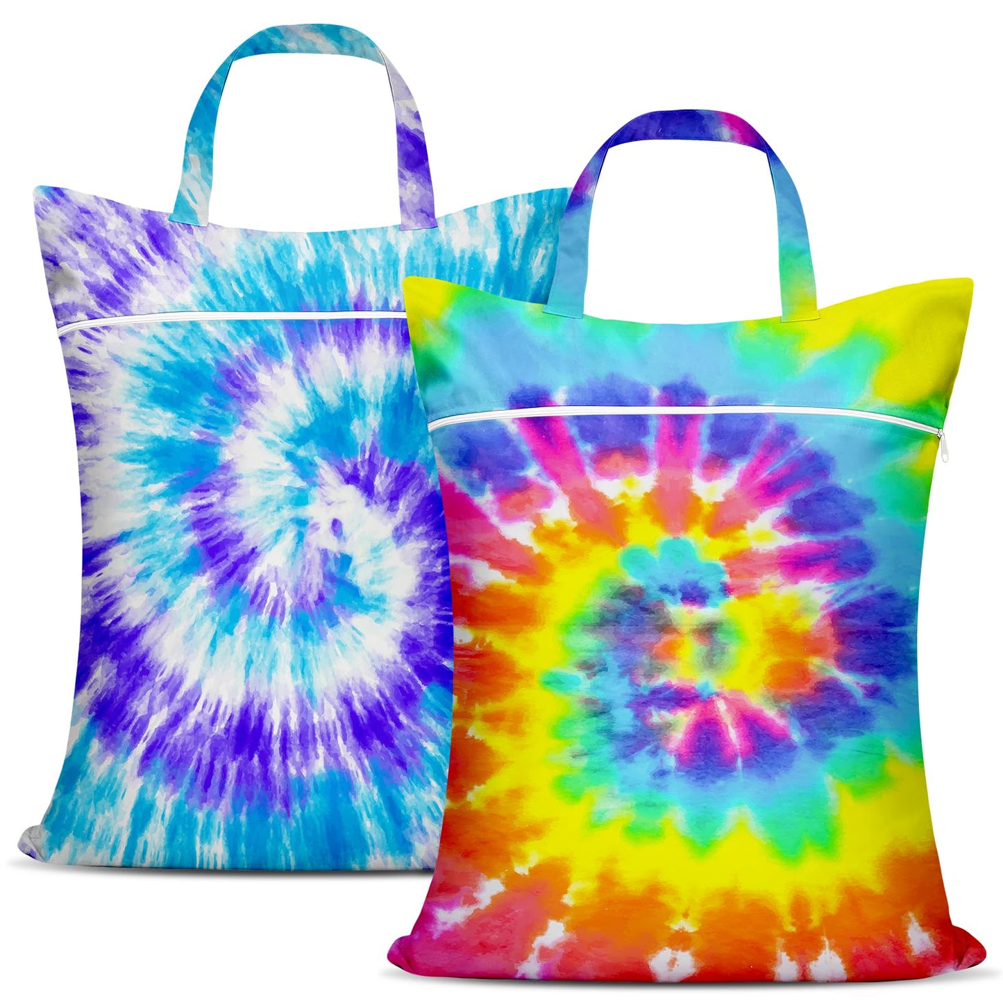 2 Pcs Large Travel Laundry Bag Waterproof with handle Washable Dirty Clothes Bag for Traveling Wet Dry Bag Bathing Suit Workout Bag for Gym Clothes Laundry Wet Clothes Swimming Pool College Dorm