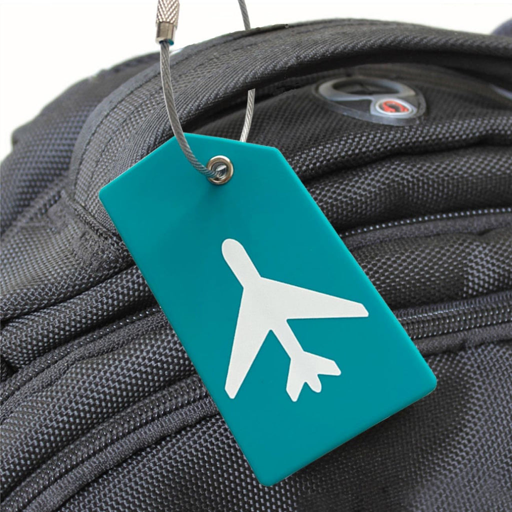 Silicone Luggage Tag with Name ID Card Perfect to Quickly Spot Luggage Suitcase