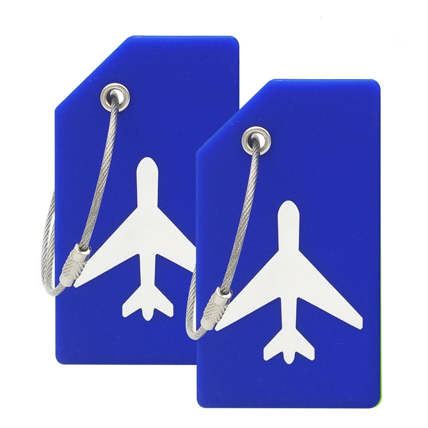 Silicone Luggage Tag with Name ID Card Perfect to Quickly Spot Luggage Suitcase