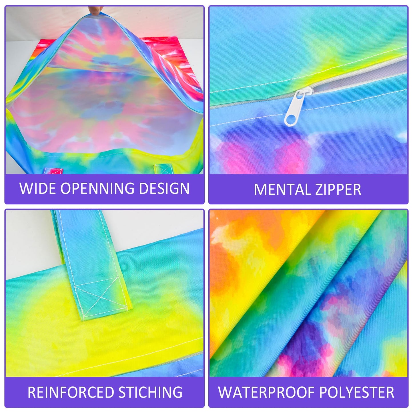 2 Pcs Large Travel Laundry Bag Waterproof with handle Washable Dirty Clothes Bag for Traveling Wet Dry Bag Bathing Suit Workout Bag for Gym Clothes Laundry Wet Clothes Swimming Pool College Dorm