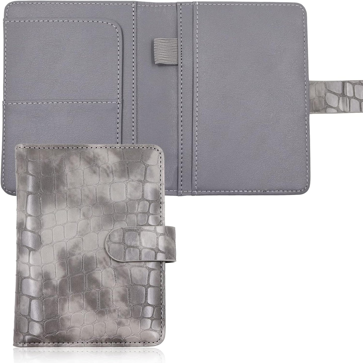 Melsbrinna Premium Leather Passport Holder Covers Case, Waterproof Rfid Blocking Travel Wallet Passport Holder with Pen Holder, Cute Passport Book for Women/Men