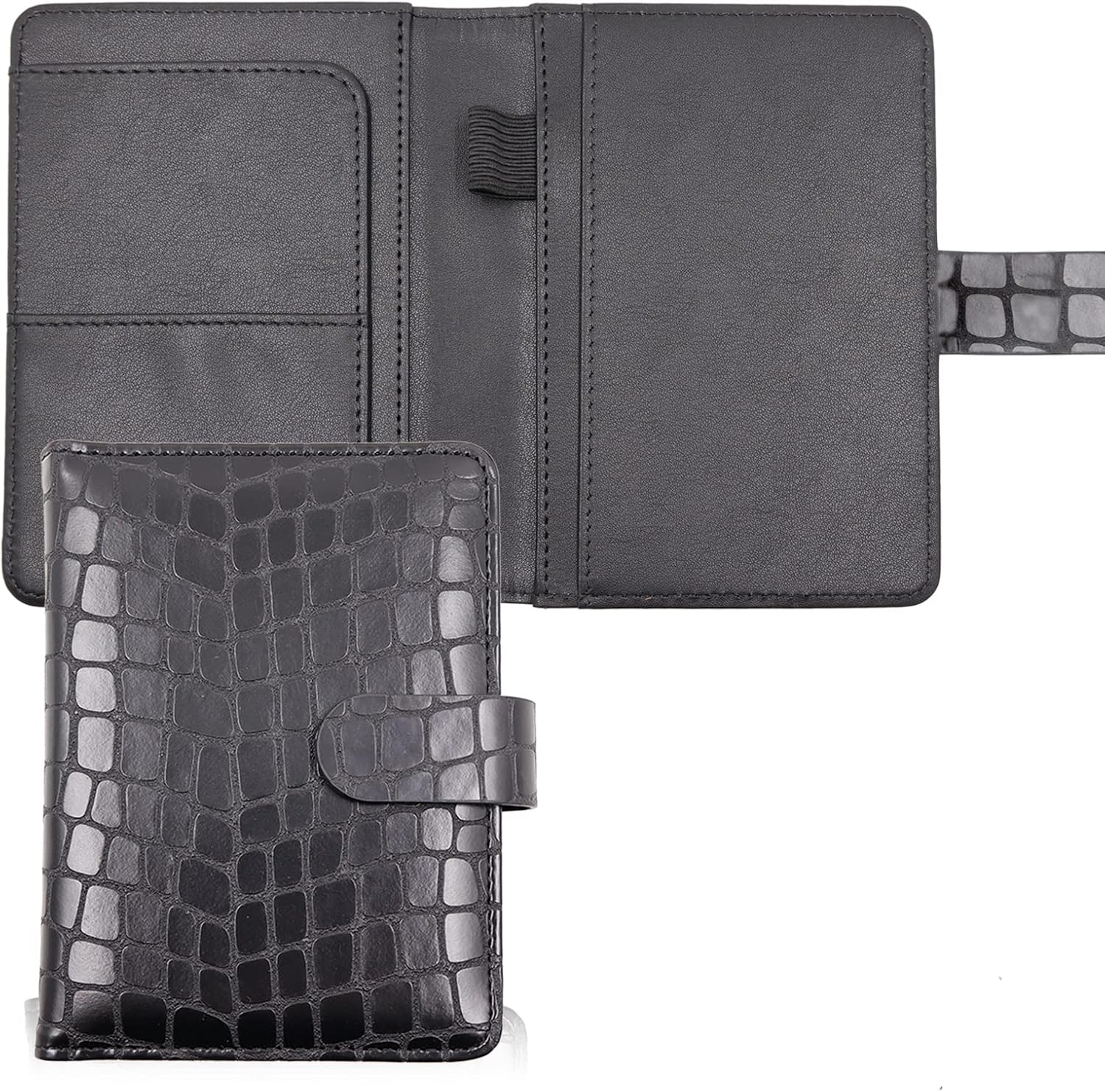 Melsbrinna Premium Leather Passport Holder Covers Case, Waterproof Rfid Blocking Travel Wallet Passport Holder with Pen Holder, Cute Passport Book for Women/Men