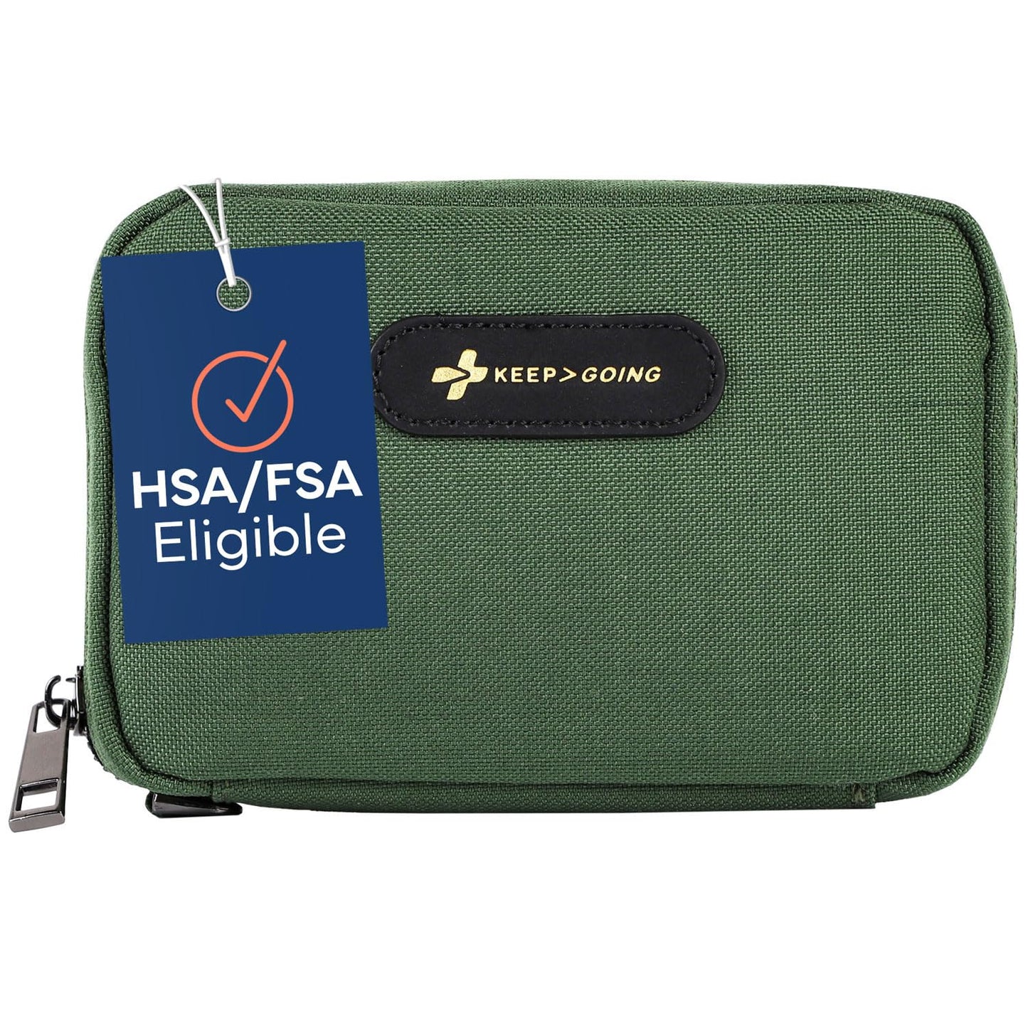 KeepGoing Travel First Aid Kit for Kids – 130 Pc. for Car, Home, Purse, Diaper Bag & Backpack with Latex-Free Bandages - Mini First Aid Kit Travel Size TSA-Approved